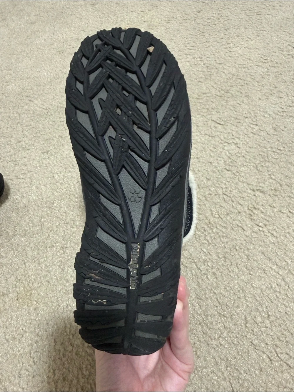 Patagonia Gray Winter Shearling-Lined Boots